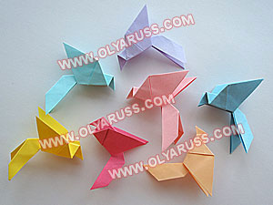 Птица счастья – оригами